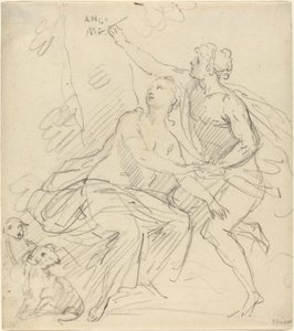 Angelica and Medoro by Giovanni Battista Cipriani