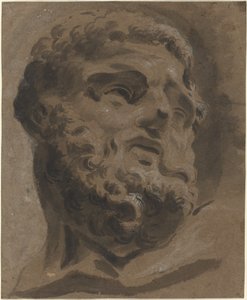 Bearded Head after the Antique by Giovanni Battista Cipriani