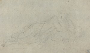 Reclining Woman by Giovanni Battista Cipriani