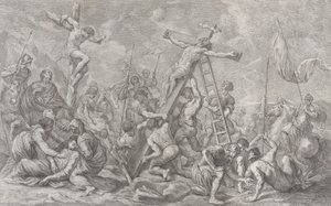 The Crucifixion, with the Lowering of the Cross at Center, Soldiers Throughout, and a Thief, 1762 by Giovanni Battista Cipriani