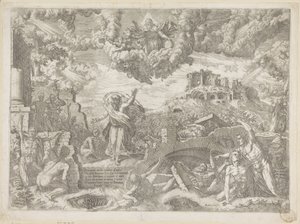 The Vision of Ezekiel by Giovanni Battista Fontana