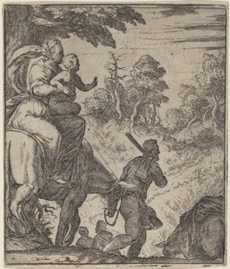 The Flight into Egypt by Giovanni Battista Fontana