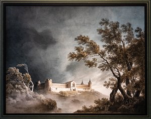 Landscape in the Storm and Castle
