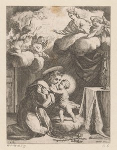 Saint Anthony of Padua Adoring the Child