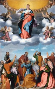 Assumption of the Virgin by Giovanni Battista Moroni