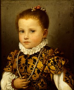 Girl of Family Redetti by Giovanni Battista Moroni