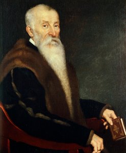 Portrait of Gerolamo Agosti, by Giovanni Battista Moroni by Giovanni Battista Moroni