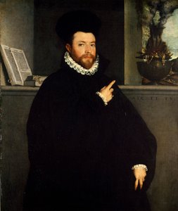 Portrait of healthy man by Giovanni Battista Moroni