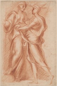 Mercury and Aglauros by Giovanni Battista Naldini