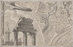 Nuova pianta di Roma by Giambattista Nolli, 1748, known as La Pianta Grande di Roma