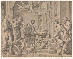 Death of Saint Cecilia by Giovanni Battista Pasqualini