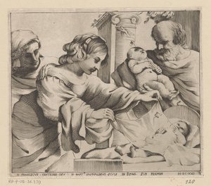 Holy Family with Anna and Young John the Baptist by Giovanni Battista Pasqualini
