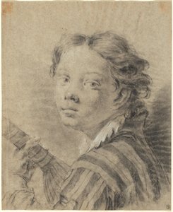 A Boy with a Lute by Giovanni Battista Piazzetta