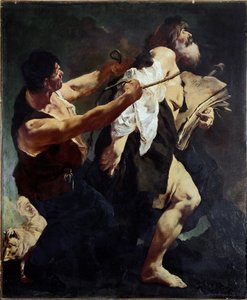 Saint James the Major is Trained to the Martyr by Giovanni Battista Piazzetta