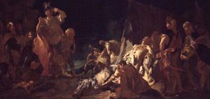 The Death of Darius by Giovanni Battista Piazzetta