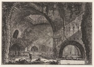 Another View of the Villa of Maecenas in Tivoli, from Views of Rome by Giovanni Battista Piranesi