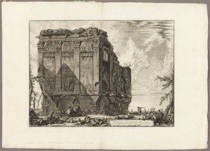 Ancient Temple Commonly Called the Temple of Health on the Via d