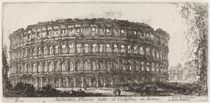 Flavian Amphitheater Known as the Colosseum by Giovanni Battista Piranesi
