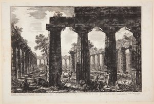 Another view of the pronaos façade drawn and described in Plate V [...]