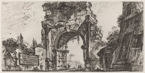 Arch of Drusus by Giovanni Battista Piranesi