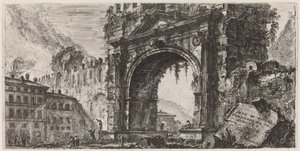 Arch of Rimini Built by Augustus by Giovanni Battista Piranesi