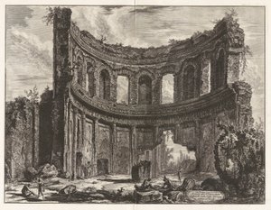Remains of the Temple Said to Be of Apollo in Hadrian by Giovanni Battista Piranesi