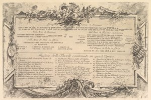 Inscription on the Side of the Rimini Bridge, ca. 1748 by Giovanni Battista Piranesi