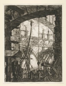 Carceri, IV: The Grand Piazza by Giovanni Battista Piranesi
