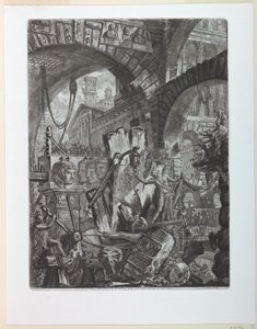 Carceri Series Plate II by Giovanni Battista Piranesi