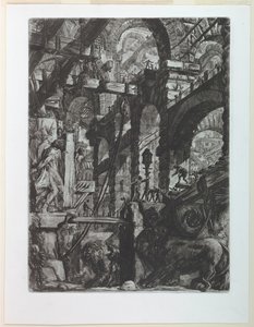 Carceri Series, Plate V by Giovanni Battista Piranesi
