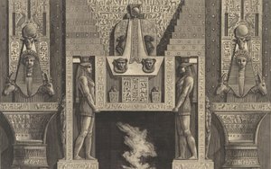 Chimneypiece in the Egyptian style