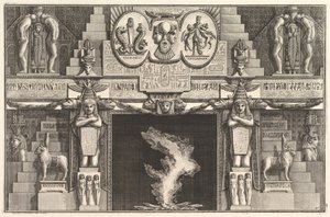 Chimneypiece in the Egyptian Style
