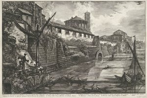 Cloaca Maxima in Rome by Giovanni Battista Piranesi