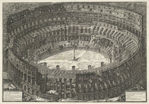 Colosseum in Rome (series title: Views of Rome) by Giovanni Battista Piranesi
