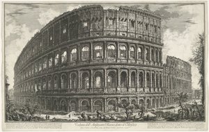 Colosseum in Rome by Giovanni Battista Piranesi