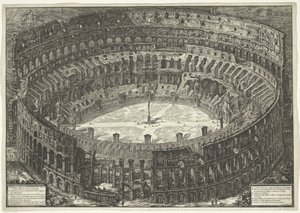 Colosseum in Rome by Giovanni Battista Piranesi