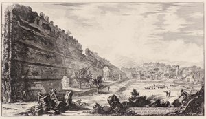 Degli Avanzi Del Castro Pretorio nella Villa Adriana a Tivoli