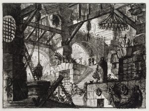 The Draw Well (Plate 13 in: Prisons of Invention) by Giovanni Battista Piranesi
