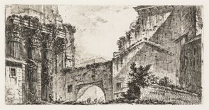 Forum of Augustus, plate 15 from Some Views of Triumphal Arches and other monuments