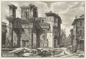 Forum of Nerva in Rome (Views of Rome) by Giovanni Battista Piranesi