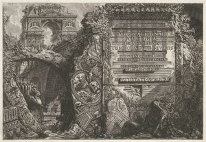 Frontispiece with Ancient Ruins and a Triumphal Arch
