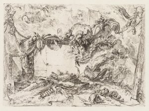Groteschi: Ruins with Skulls and a Smoking Vase