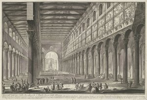 Interior of St. Paul Outside the Walls in Rome (Views of Rome)