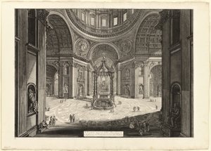 Interior view of the Basilica of St. Peter
