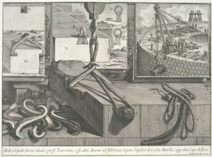 Means by Which the Large Blocks of Travertine and Marble Were Lifted, 1756-57