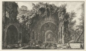 Nymphaeum of Egeria near Rome (Veduta della fonte e delle Spelonche d