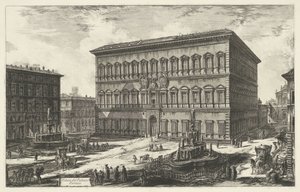 Palazzo Farnese in Rome by Giovanni Battista Piranesi