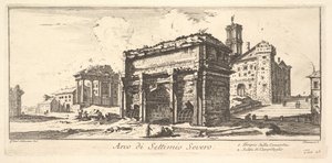 Arch of Settimius Severus by Giovanni Battista Piranesi