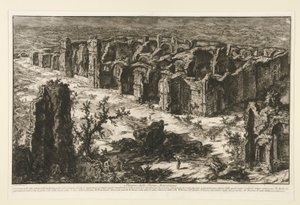 Ruins of the Antonine Baths [Baths of Caracalla], from Vedute di Roma by Giovanni Battista Piranesi