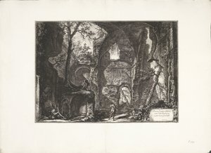 Ruins in Villa Barberini by Giovanni Battista Piranesi